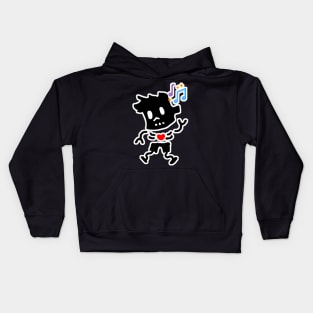 dance zombie boy Kids Hoodie